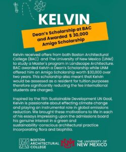 HOW IBS WON $33,000 FOR KELVIN ARTHUR TO STUDY ABROAD IN USA
