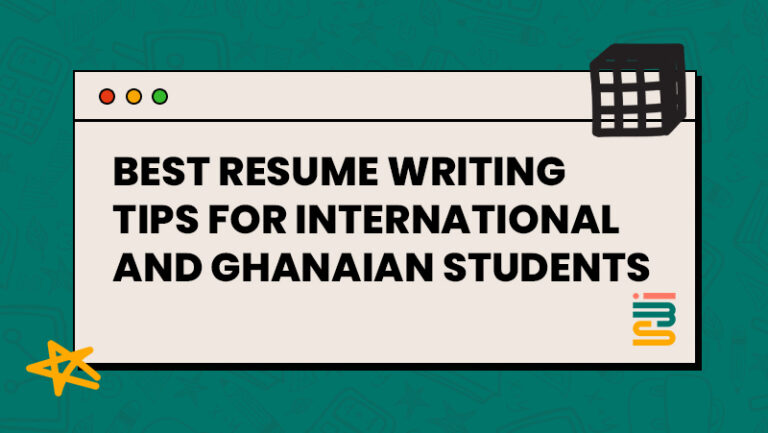 best resume writing tips for international students