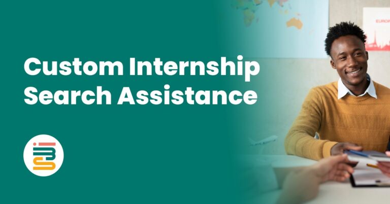 Custom internship search assistance