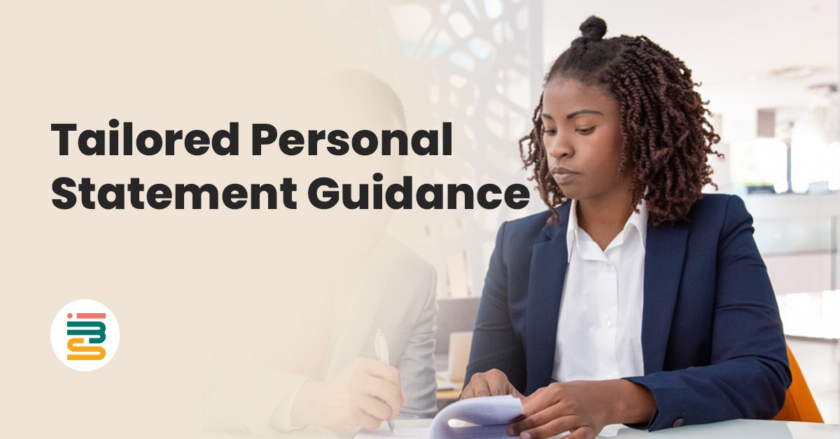 Tailored personal statement guidance